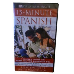 15 - Minute Latin-American Spanish Complete Course With Book & Two CDs